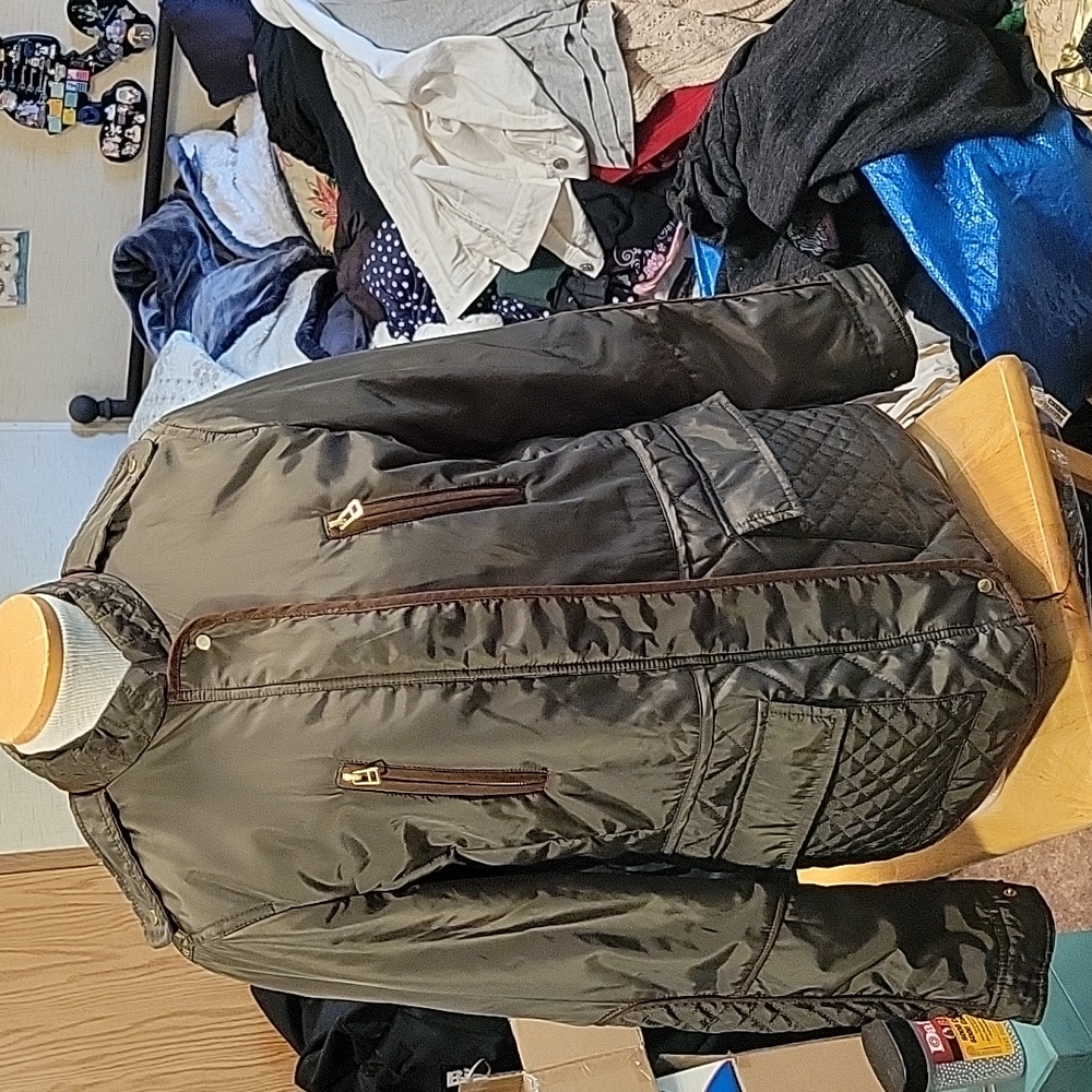 NWT Zara Basic coat with zipper